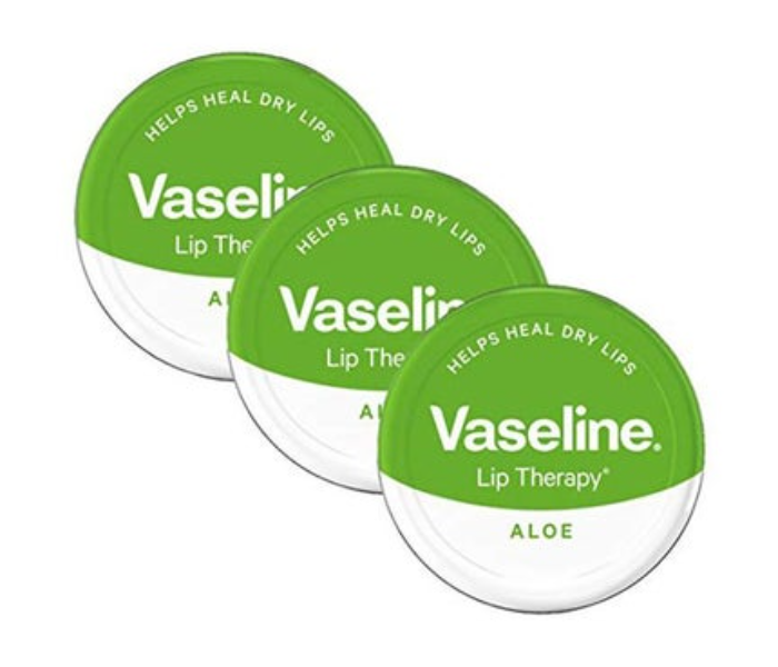 VASELINE LIP THERAPY (Aloe Vera Lip Balm) (Helps Heal Dry Lips) 20g