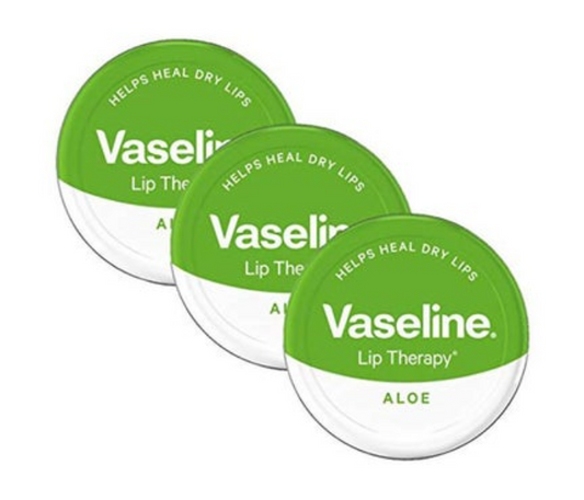 VASELINE LIP THERAPY (Aloe Vera Lip Balm) (Helps Heal Dry Lips) 20g