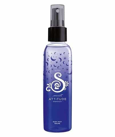 AVON Secret Attitude Midnight Body Mist 100ml