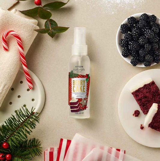 AVON Naturals Scented Spritz Berry Cake (Body Mist) 100ml