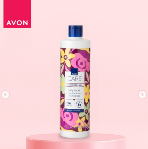 AVON CARE Shimmering Body Lotion with Jasmin Scent & Glycerin 400ml