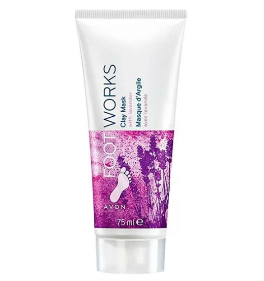 AVON Foot works Clay Mask with Lavender 75ml