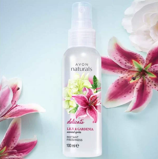 AVON Naturals Scented Spritz Fresh Lilly & Gardenia (Body Mist) 100ml