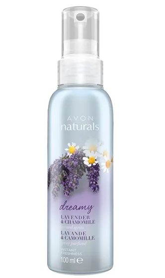 AVON Naturals Dreamy Lavender & Chamomile Scented Spritz (Body Mist)100ml