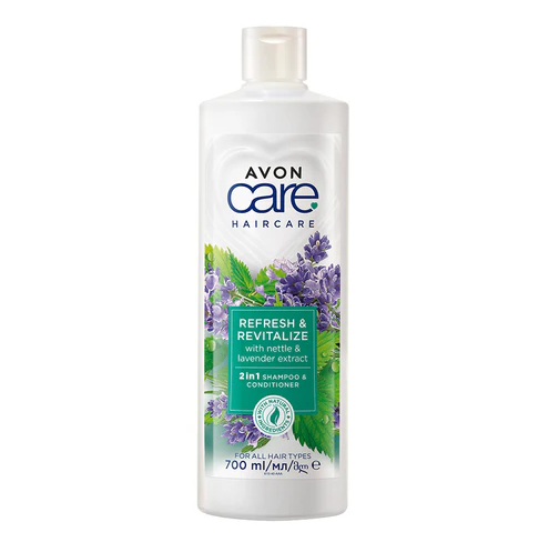 AVON Care Refresh and revitalize (Nettle & Lavender Extract) 2in1 Shampoo & Conditioner 700ml