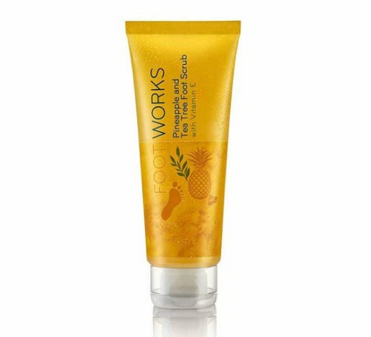 AVON Foot Works Pineapple & Tea Tree Foot Scrub with Vitamin E 75ml