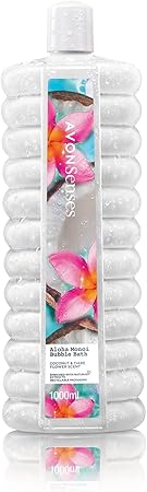 Avon Sense Aloha Manoi Bubble Bath (Coconut & Tiare Flower Scent) 1-Litre (1000ml)