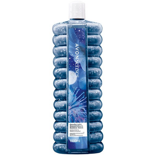 Avon Sense Good Night Sweet Heart Bubble Bath (Bergamot & Vanilla) 1-Litre (1000ml)