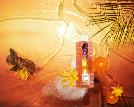 Avon Sense Sun Kissed Sunset Bubble Bath (Oud & Ylang Ylang Scent) 1-Litre (1000ml)