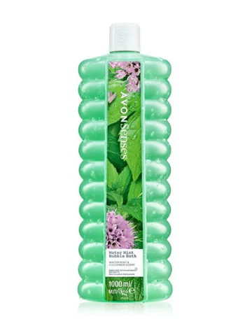 Avon Sense Winter Mint Bubble Bath (Winter Mint & Cucumber) 1-Litre (1000ml)