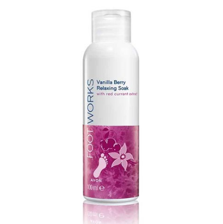 AVON Foot Works Vanilla Berry Relaxing Sock 100ml