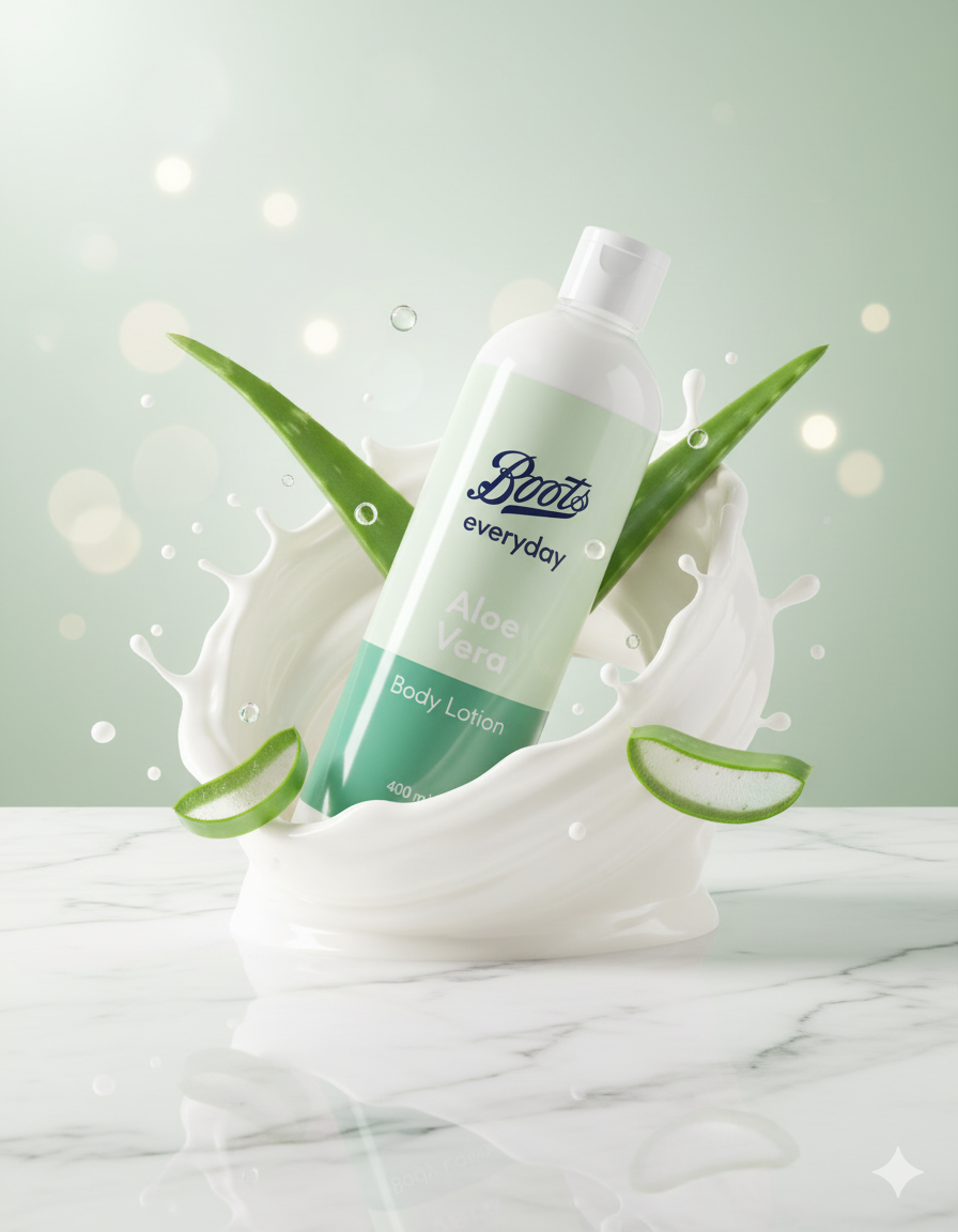 Boots Everyday Aloe Vera Body Lotion 400ml
