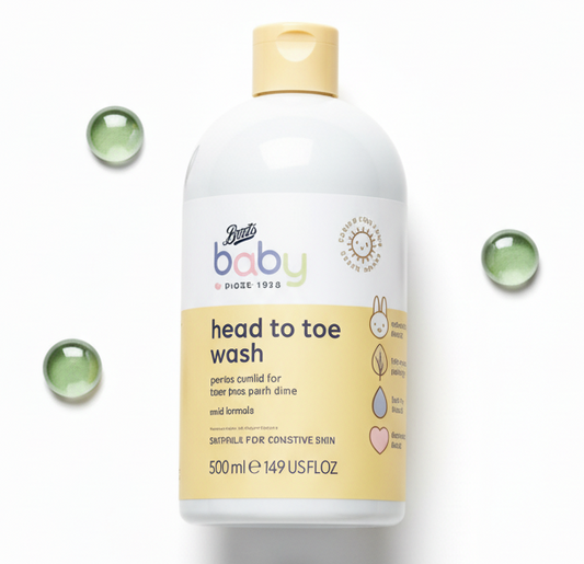 Boots Baby Head to Toe wash 500ml