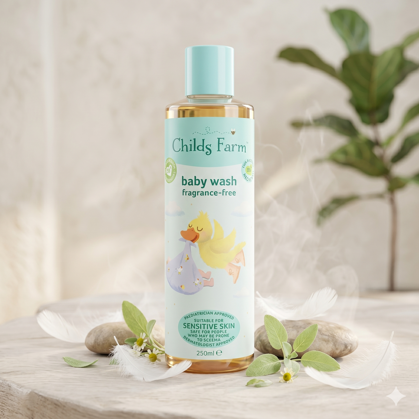 Child's Farm Baby Wash un-Fragranced 250ml