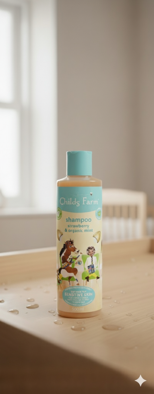 CHILD'S FARM Strawberry & Mint Kids Shampoo for Sensitive Skin 500ml