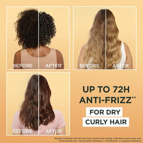 Garnier Curl Restoring Hair Food Cocoa Butter Conditioner for Dry Curly Hair 350ml