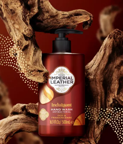 CUSSONS IMPERIAL LEATHER INDULGENT ANTIBACTERIAL HAND WASH OUD & FRANKINSCENCE 500ML