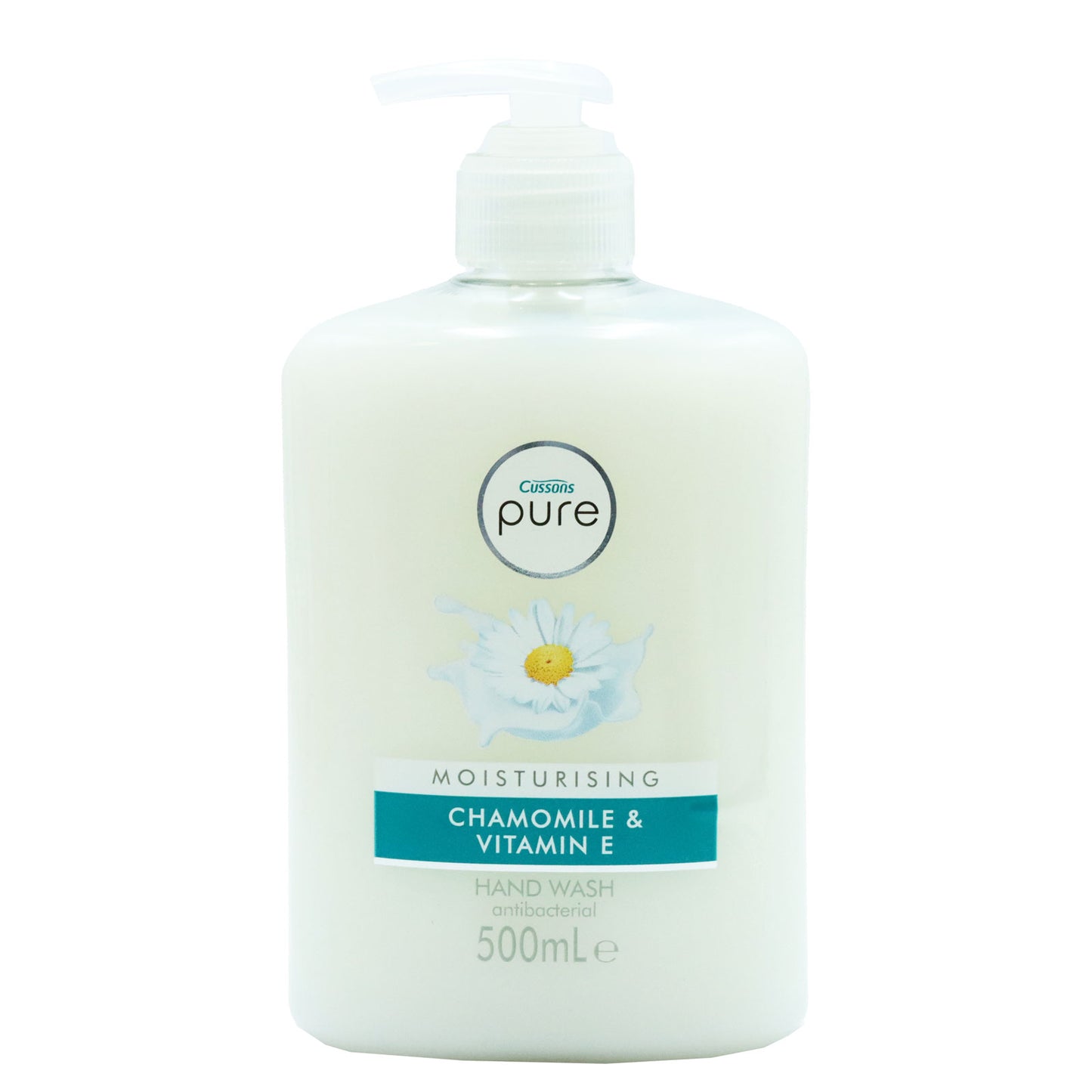 Cussons Pure Moisturizing Antibacterial Hand Wash Chamomile & Vitamin E 500ml