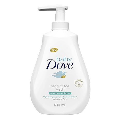 Dove Baby Sensitive Moisture Head to Toe Wash 400ml