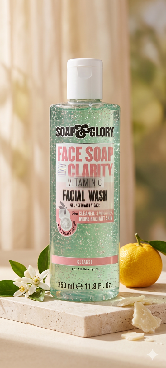 Soap & Glory Face Soap & Clarity Facial Wash with Vitamin C 350ml