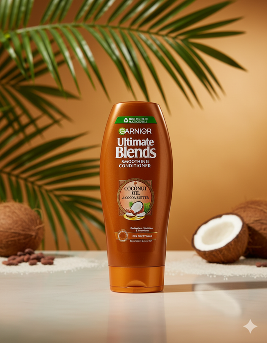 Garnier Ultimate Blents Smoothing Conditioner with Coconut Oil & Cocoa Butter