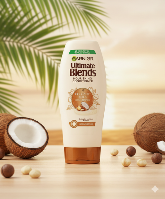 Garnier Ultimate Blends Nourishing Conditioner with Coconut Milk & Macadamia