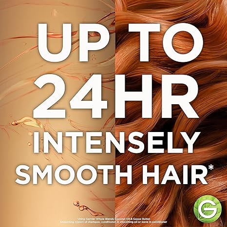 Garnier Ultimate Blends Smoothing Shampoo (Frizz Control) with Coconut Oil & Cocoa Butter 400ml