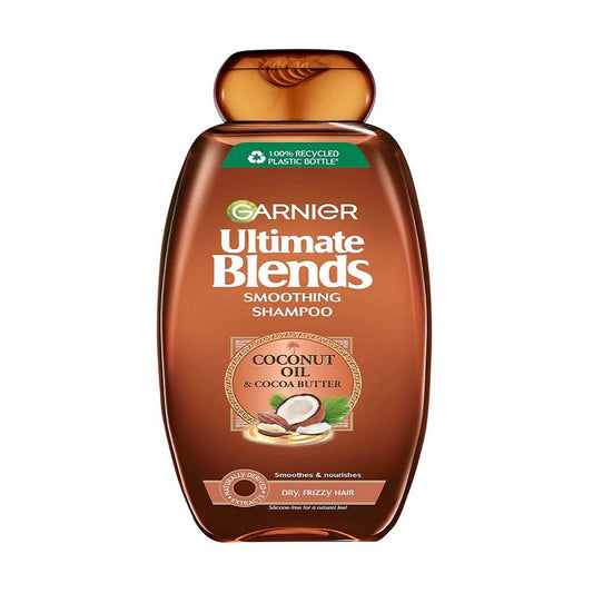 Garnier Ultimate Blends Smoothing Shampoo (Frizz Control) with Coconut Oil & Cocoa Butter 400ml