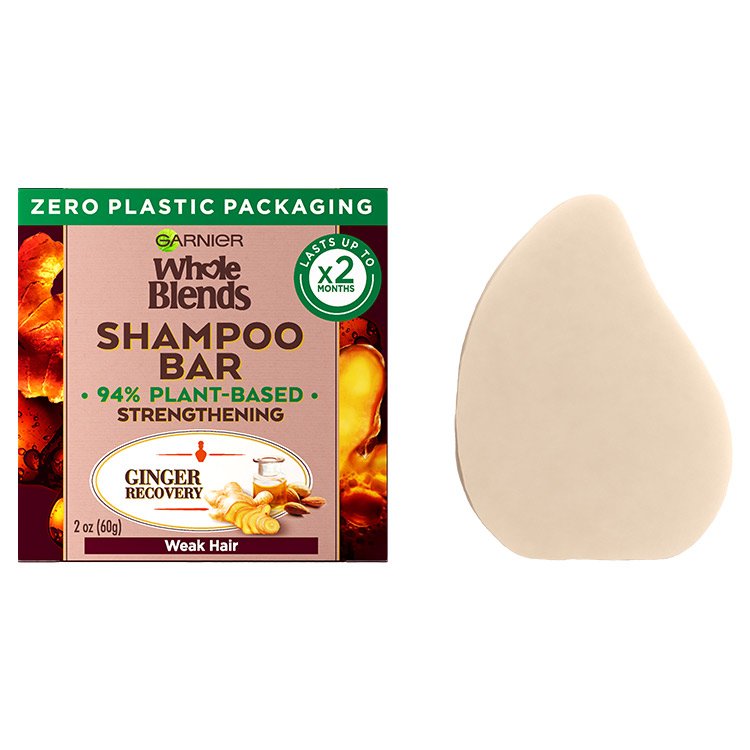 Garnier Ultimate Blends Ginger Recovery Strengthening Shampoo Bar 60g