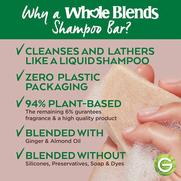 Garnier Ultimate Blends Ginger Recovery Strengthening Shampoo Bar 60g