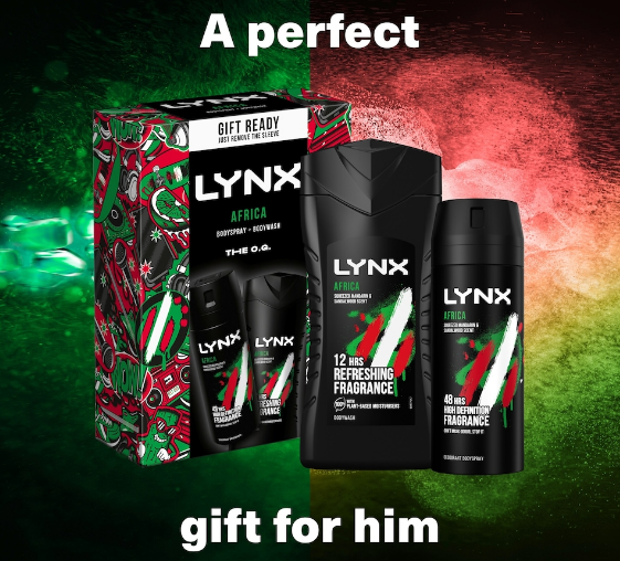 Lynx Africa Bodyspray & Bodywash Gift Set