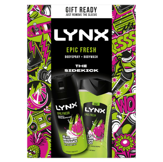LYNX Epic Fresh Bodyspray & Bodywash Gift Set
