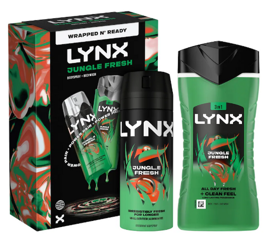 LYNX Jungle Fresh Body spray & Body wash Gift Set