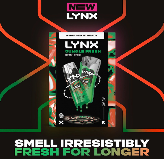 LYNX Jungle Fresh Body spray & Body wash Gift Set