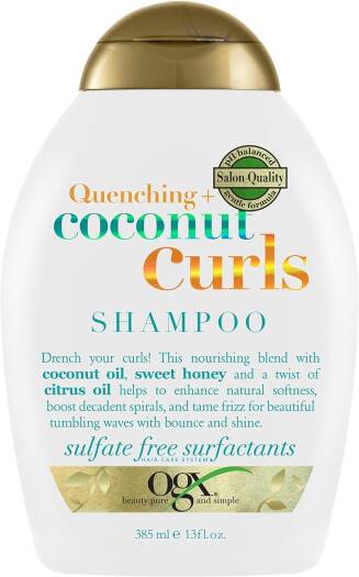 OGX Coconut Curls Shampoo – Define, Hydrate & Control Frizz For Beautiful Curly Hair