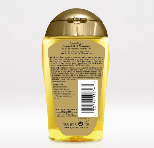 OGX Renewing + Argan Oil of Moroco Extra Penetrating Oil for Dry & Coarse Hair 100ml
