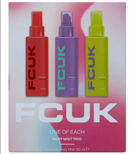 FCUK One Of Each Body Mist Trio Gift Set for Her