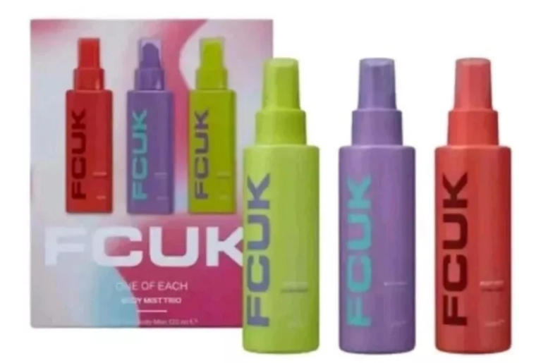 FCUK One Of Each Body Mist Trio Gift Set for Her