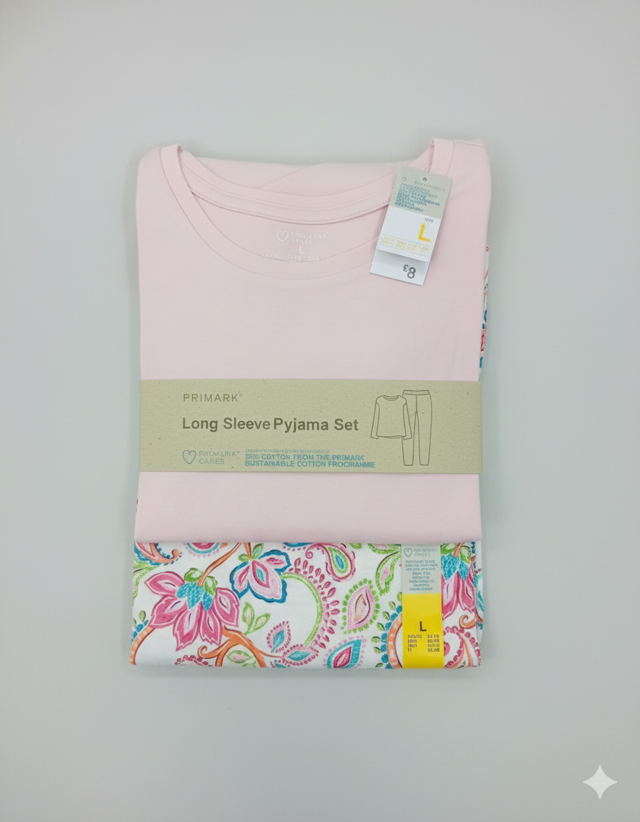 PRIMARK Short Sleeve Pyjama Sets (PJ Set) SIZE (Large)