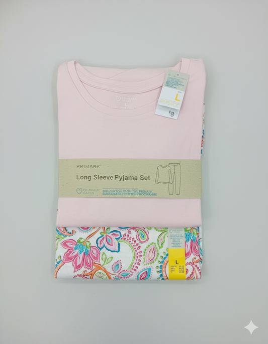 PRIMARK Short Sleeve Pyjama Sets (PJ Set) SIZE (Large)