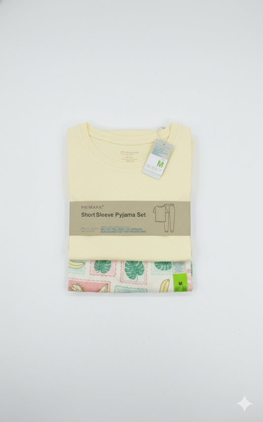 PRIMARK Short Sleeve Pyjama Sets (PJ Set) SIZE (Medium)