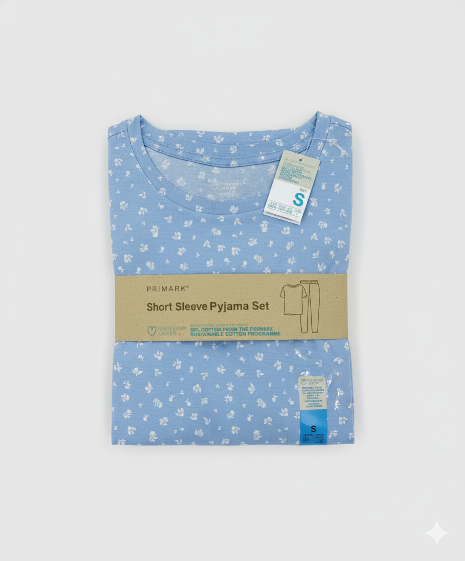 PRIMARK Short Sleeve Pyjama Sets (PJ Set) SIZE (Small)
