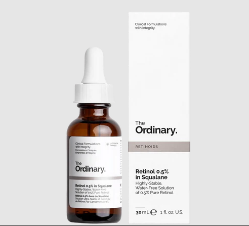 The Ordinary Retinol 0.5% in Squalane (Highly Stable Water-Free Solution) 30ml