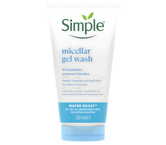 SIMPLE Water Boost Micellar Gel Wash 150ml