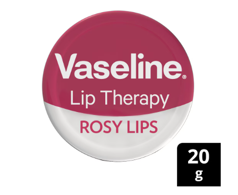 VASELINE LIP THERAPY (Rosy Lips Lip Balm) (Helps Heal Dry Lips) 20g