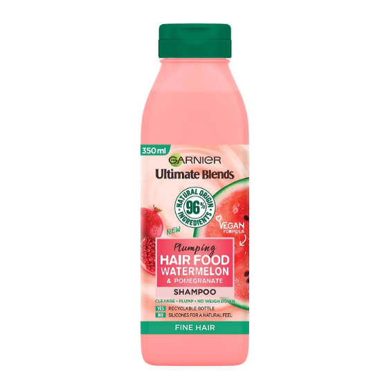 Garnier Plumping Hair Food Watermelon Shampoo for Fine Hair 350ml